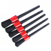 6pcs Short  handled Tire Brush Detail Brush Crevice Cleaning Brush Bristle Brush Set for Car Cleaning