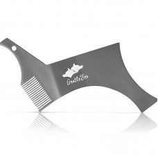 Stainless Steel Beard Shaping and Styling Template Beard Comb Tool Stencil for Men’s Beard Shaving