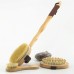 Natural Bristle Bath Brush Exfoliating Wooden Body Massage Shower Brush SPA Woman Man Skin Care Dry Body Brush