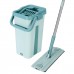 360 Flat Squeeze Microfiber Mop Bucket Set Home Floor Tiles Cleaning with Pads