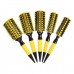 Pro Round Brush Curly Hair Roller Brush Nylon Bristle Hairbrush Comb Salon Tools