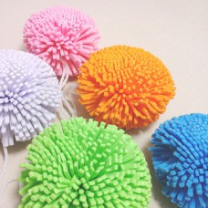 5 PCS Colorful Body Exfoliating Sponge Bath Ball  Random Color Delivery