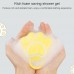 2 PCS Household Massage Shampoo Multifunctional Silicone Cat Claw Bath Brush  Yellow