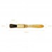 2 PCS Wooden Handle Coffee Grinding Brush Barbecue Brush Pig Bristle Cleaning Brush  White