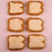 6 PCS   Bag Bread Shape Dish Towel Acrylic Polyester Dish Cloth