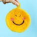 6 PCS Smiley Face Towel Non  Stick Oil Kitchen Rag Does Not Hurt The Pot Cleaning Cloth  Yellow