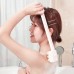 Rubbing Back Bath Brush Long Handle Soft Hair Bath Brush Detachable Face Wash Brush  White