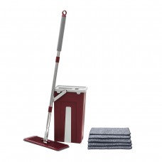 Flat Squeeze Mop Hand  Free Wringing Floor Cleaning Mop Wet Dry Usage Magic Automatic Spin Self Cleaning Lazy Mop