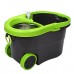 360 Rotating Spin Floor Mop Bucket Set 2 Microfiber Head Cleaning System Tool