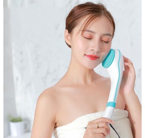 USB Rechargeable Electric Massage Rubbing Device Automatic Long Handle Bath Rubbing BackRubbing Artifact Bath Brush  Rechargeable