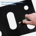 Gas Stove 5  hole Oil  proof Pad Teflon Protective Cover Anti  dirty Pad  0 2mm  Black