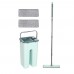 Bakeey Hand  Free Wringing Floor Cleaning Mop Wet Dry Usage Magic Automatic Spin Self Cleaning Lazy Mop Bucket