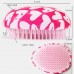 ABS Hair Brush Comb Pink Egg Round Shape Soft Styling Tools Heart Anti  Static Hair Brushes Detangling Comb Salon Hair Care Comb