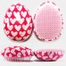 ABS Hair Brush Comb Pink Egg Round Shape Soft Styling Tools Heart Anti  Static Hair Brushes Detangling Comb Salon Hair Care Comb